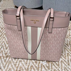 Mauve Michael Kors logo Tote